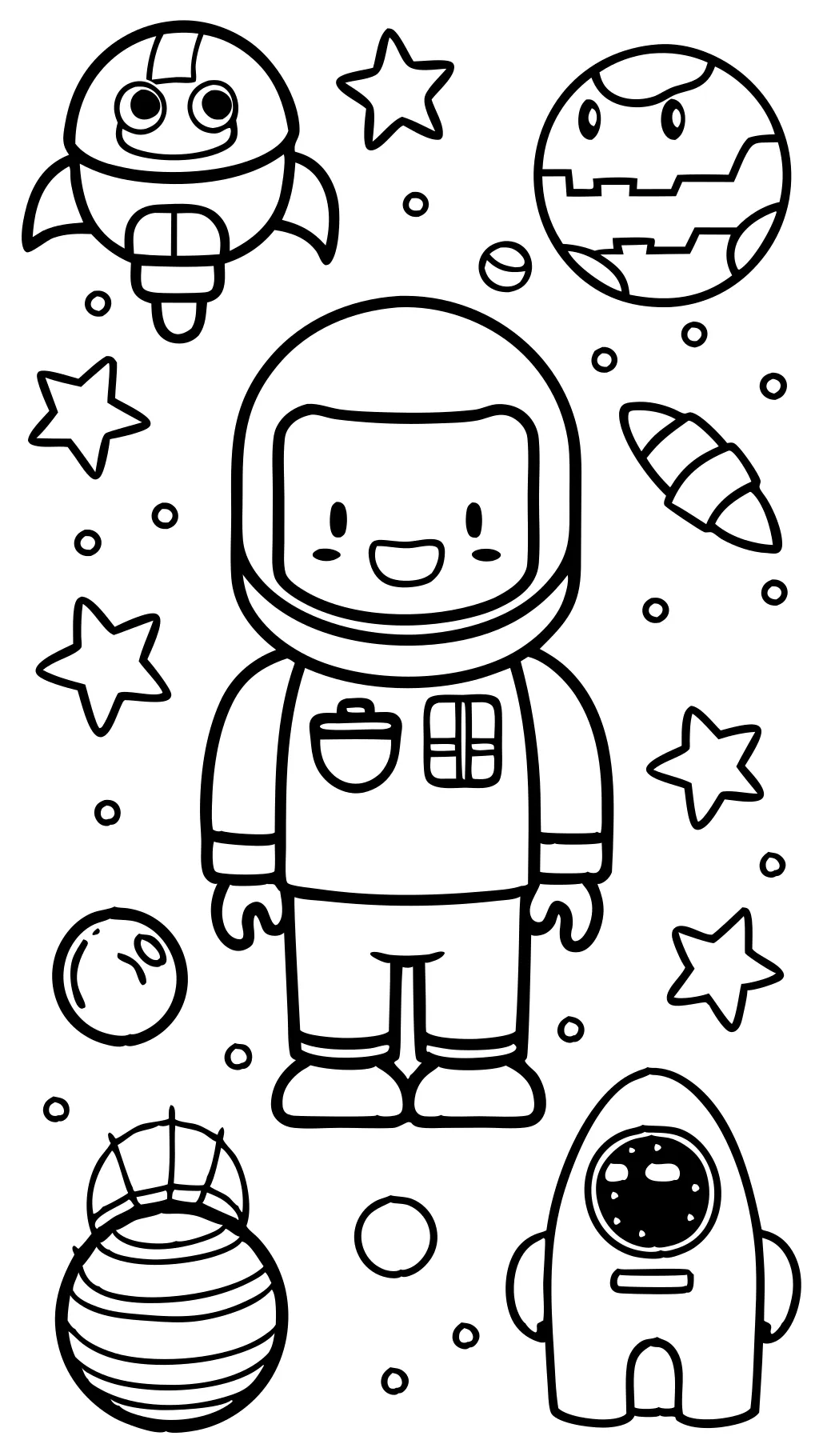 amongus coloring pages